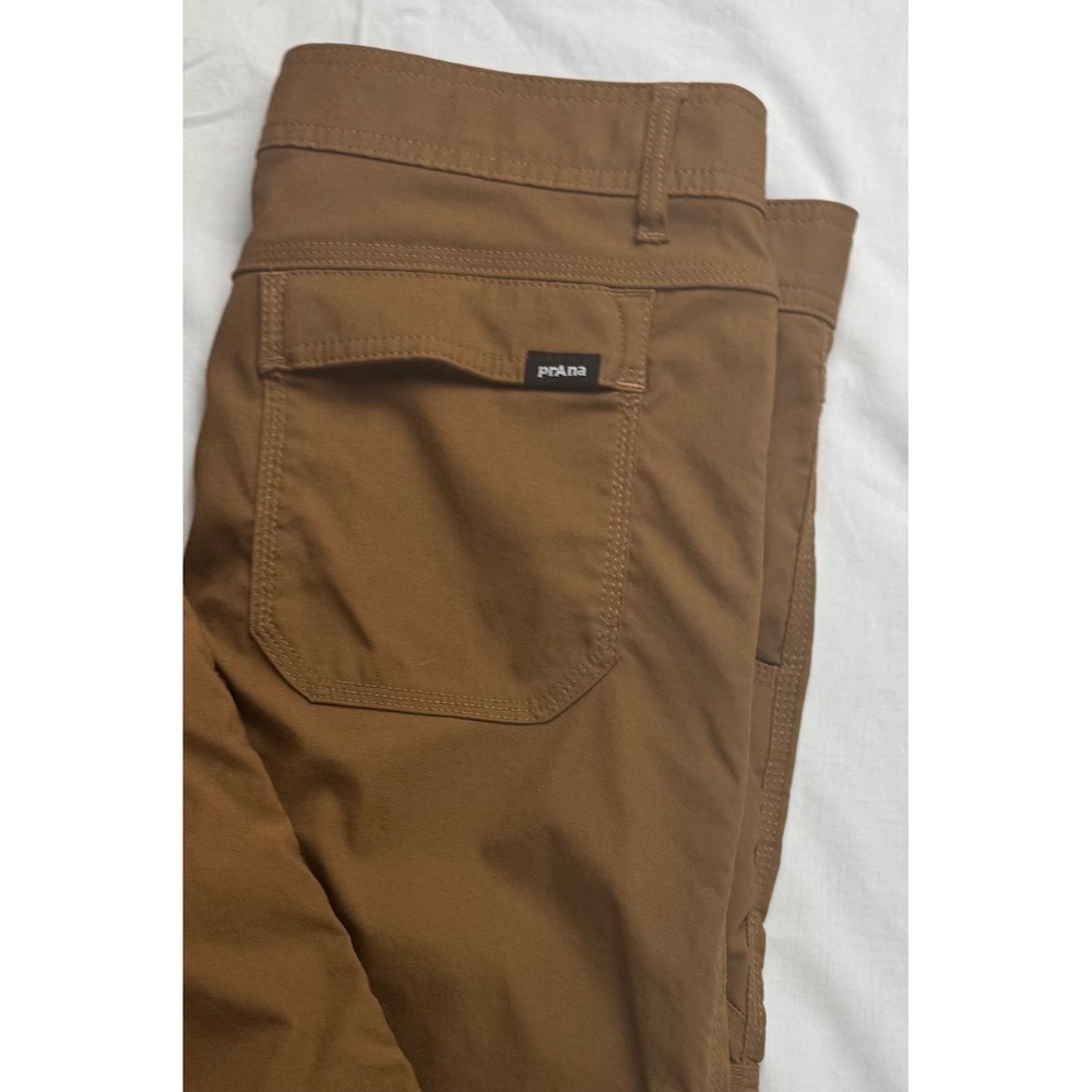 Prana Zion Slim Fit Mens 34x34 Brown Hiking Cargo Pants Stretch Outdoor - Picture 2 of 16
